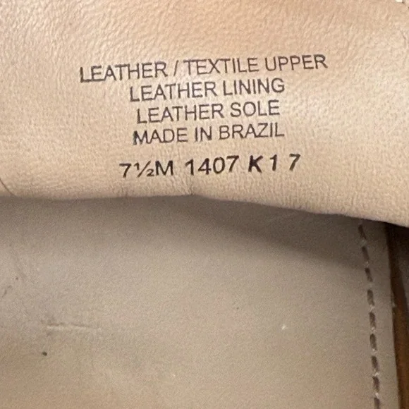 Tory Burch Moc Toe Loafers Flats Womens 7.5 M Royal Tan Leather - Picture 12 of 12